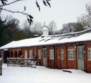 LEAF Bottom Barn in Snow