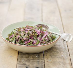 Beetroot and kale homemade slaw