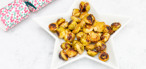 Mellow Yellow Balsamic Roasted Brussel Sprouts