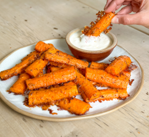 crispy roasted parmesan carrots recipe