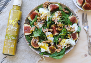 Fig Walnut and Mozzarella Salad