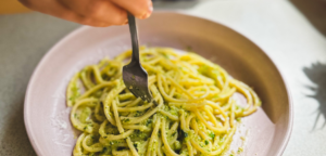 Mellow Yellow Courgette Pesto Pasta