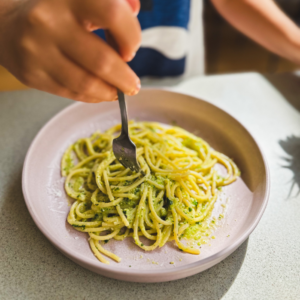 Mellow Yellow Courgette Pesto Pasta