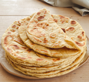 Mellow Yellow 4-ingredient flatbreads