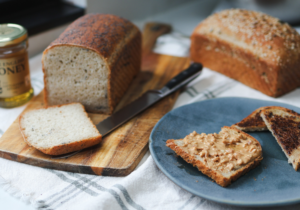 Sourdough tin loaves