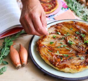 French Onion Soup Upside Down Tart